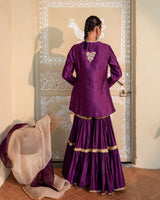 NOOR SILK KURTI SHARARA SET