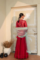Aabroo - ORGANZA KURTA & GHARARA SET