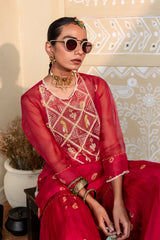 Aabroo - ORGANZA KURTA & GHARARA SET