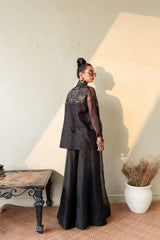 SIYAHI - Organza Jacket Set