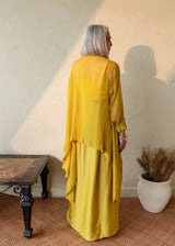 KANAK - VENOM GREEN JACKET DHOTI SET