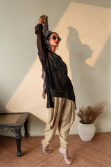 TAMARA - CHANDERI KAFTAN & DHOTI SET
