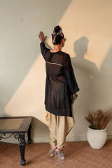 TAMARA - CHANDERI KAFTAN & DHOTI SET