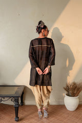 TAMARA - CHANDERI KAFTAN & DHOTI SET