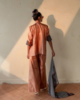 TAABIR - SILK KURTI WITH SILK PANTS