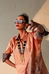 TAABIR - SILK KURTI WITH SILK PANTS