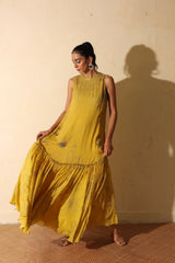 KESARIKA - HAND PAINTED LONG DRESS