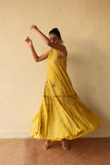 KESARIKA - HAND PAINTED LONG DRESS