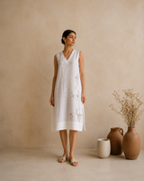 Linen A line dress