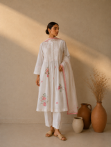 Chanderi kurta set