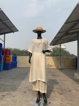 White kurta set
