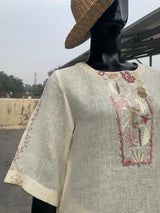 White kurta set