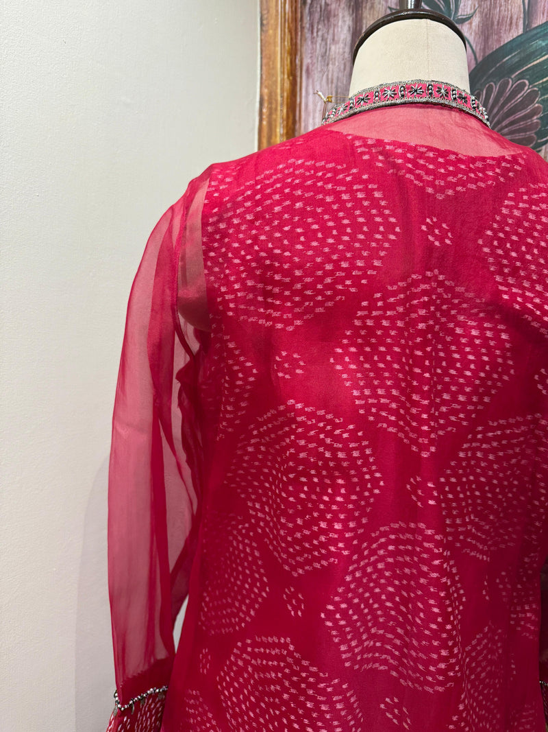 Rasiya printed jacket set