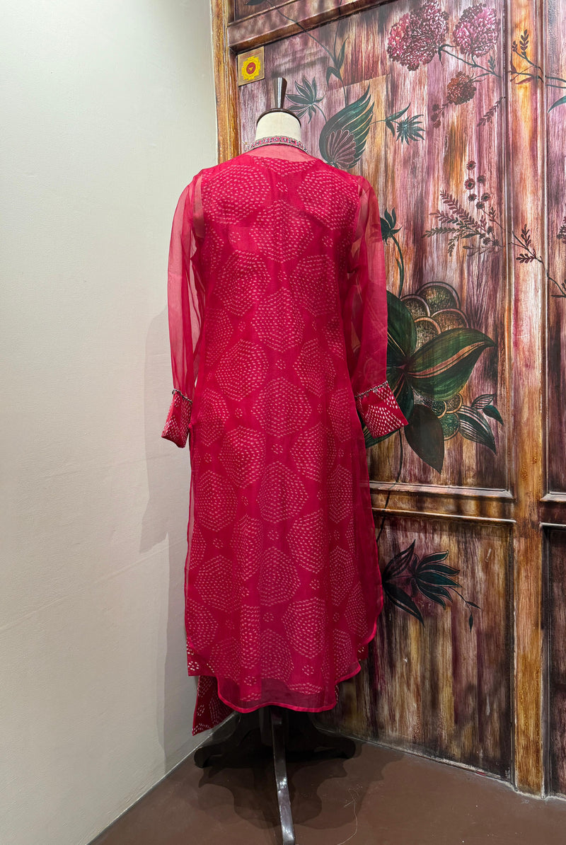 Rasiya printed jacket set