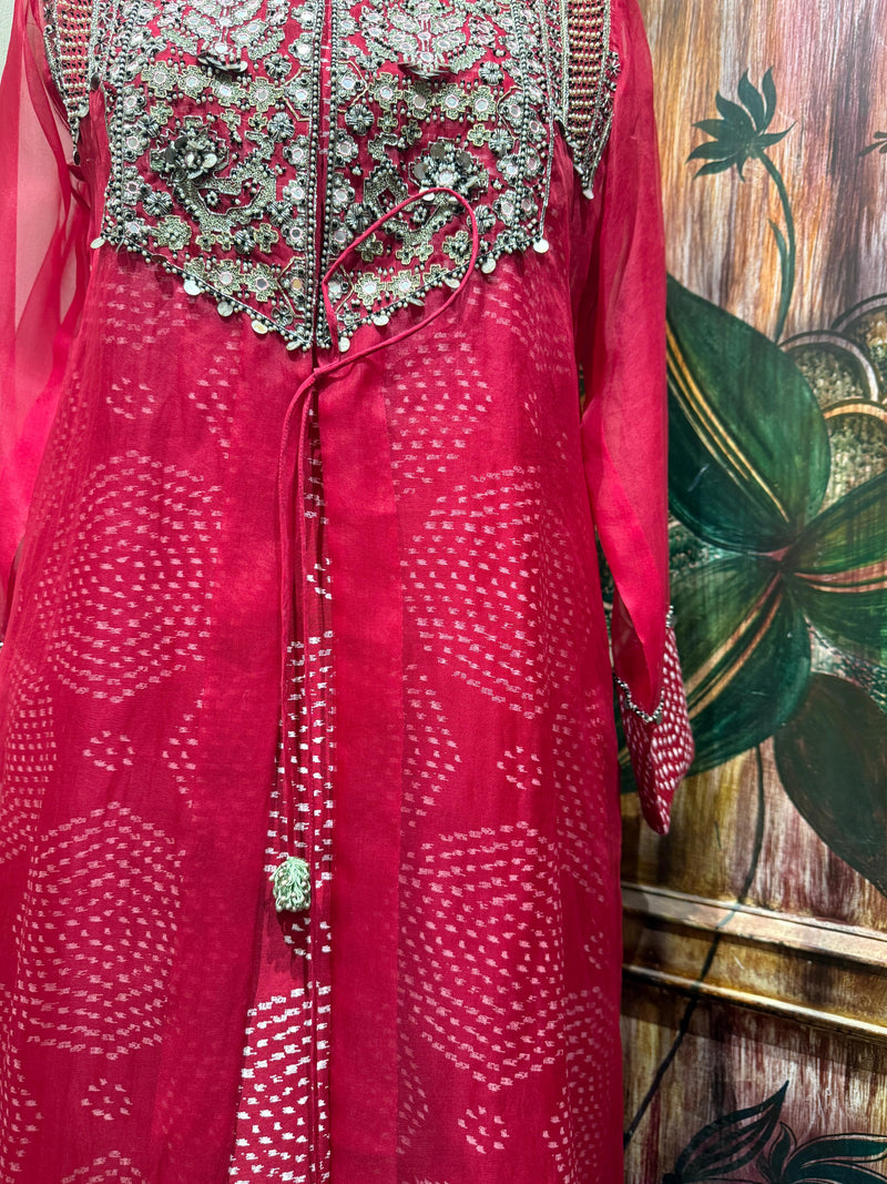 Rasiya printed jacket set