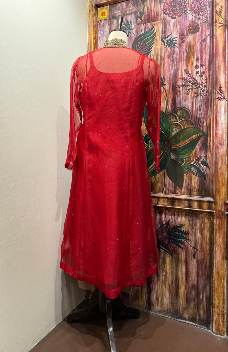 Sitara jacket set (Red)