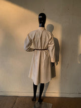 Beige shirt dress