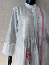 Chanderi kurta set