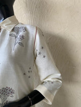 White linen dress