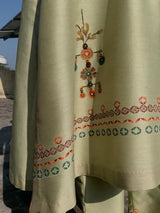 Sage green Kurta set