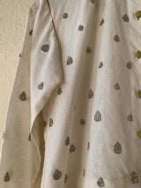 White linen shirt