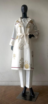 White jacket set