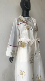 White jacket set