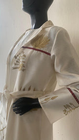White jacket set