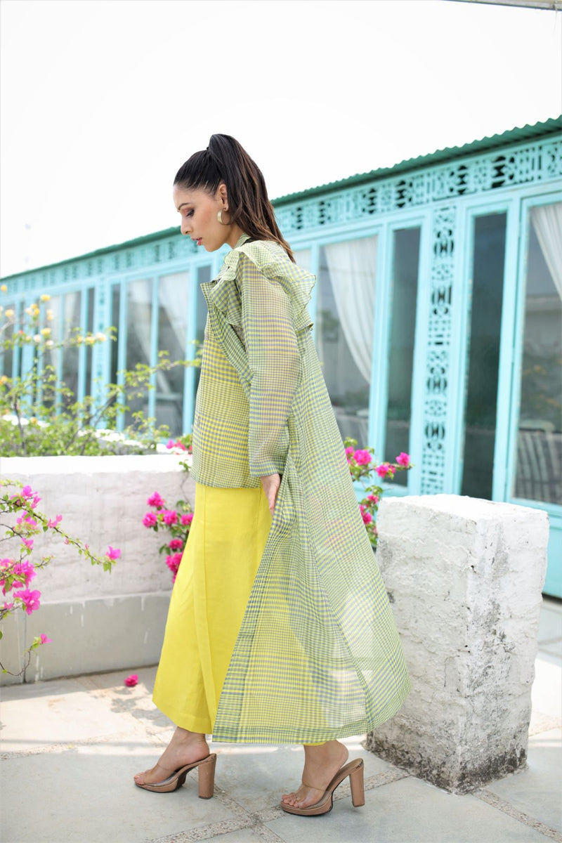 Blazer White Jeans Yellow Top Jacket Yellow Shoes Street Style