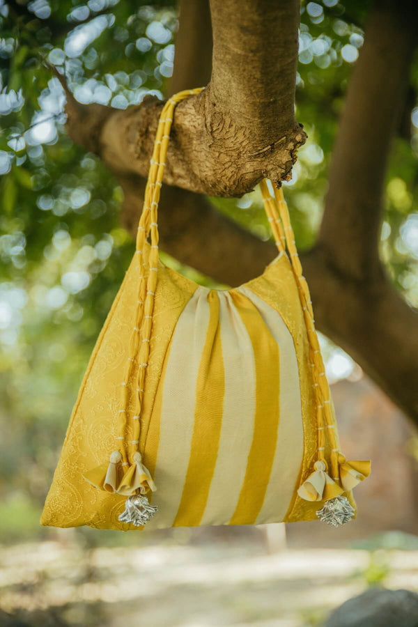 Utsav textured self embrodiered bag