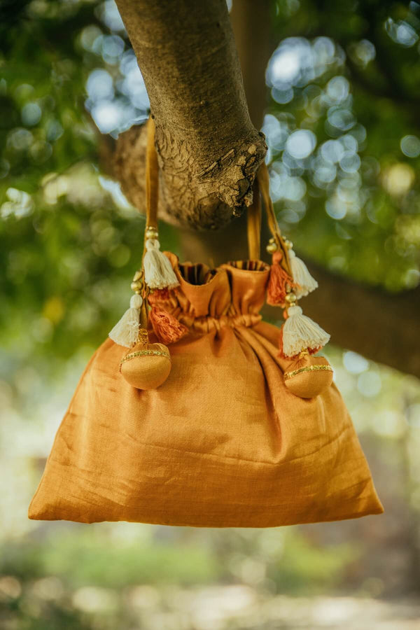 Utsav organic silk tissue bag